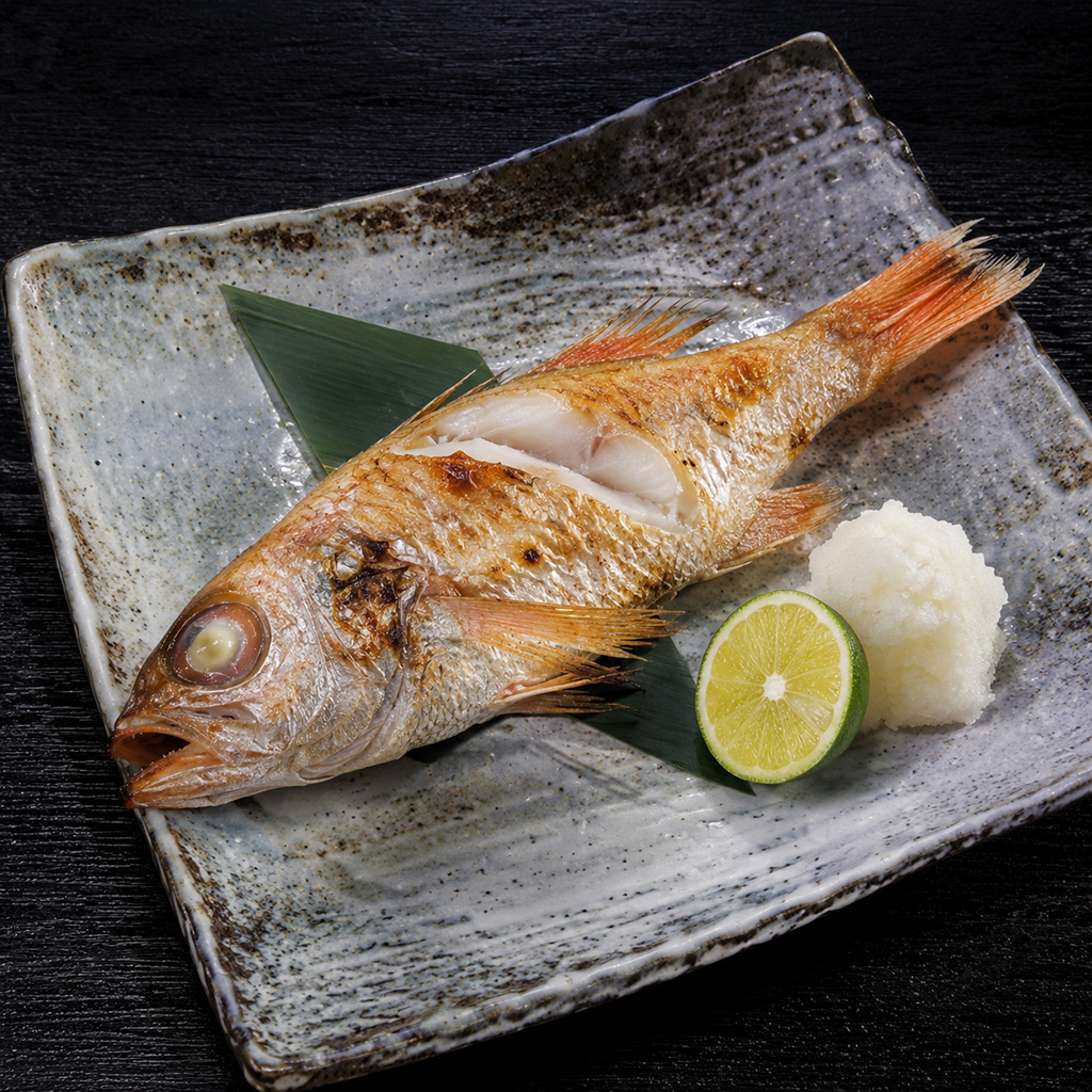 のどぐろ塩焼き